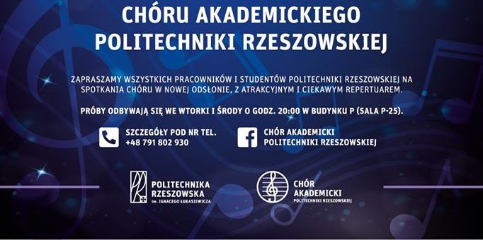 Nabór do Chóru Akademickiego Politechniki Rzeszowskiej